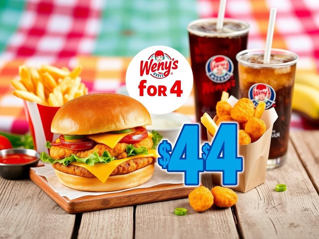 Wendy's 4 for $4