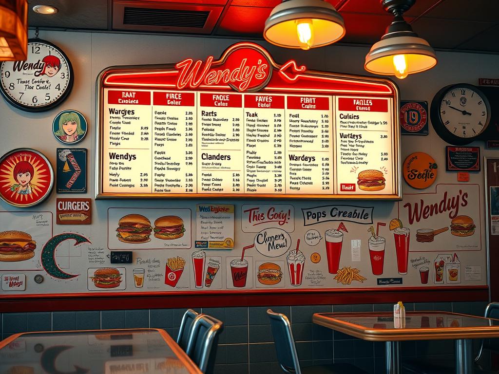 Wendy's menu history