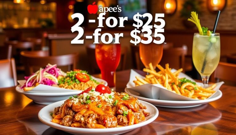 applebee's 2 for $25 menu with prices