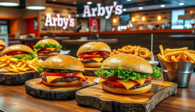 arby's burger menu