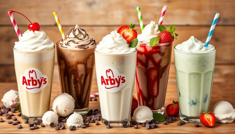 arby's shakes menu