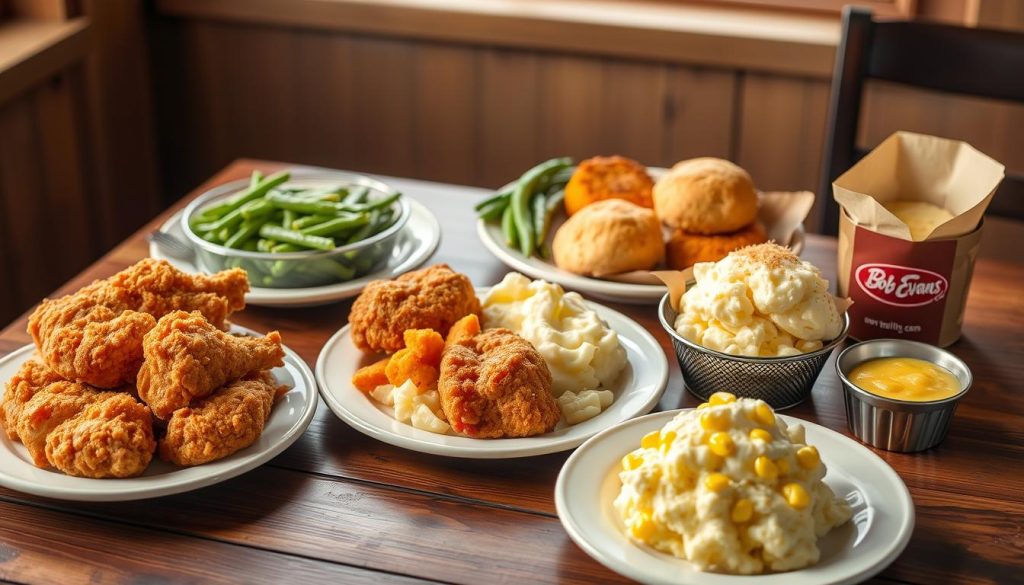 bob evans family meals to go