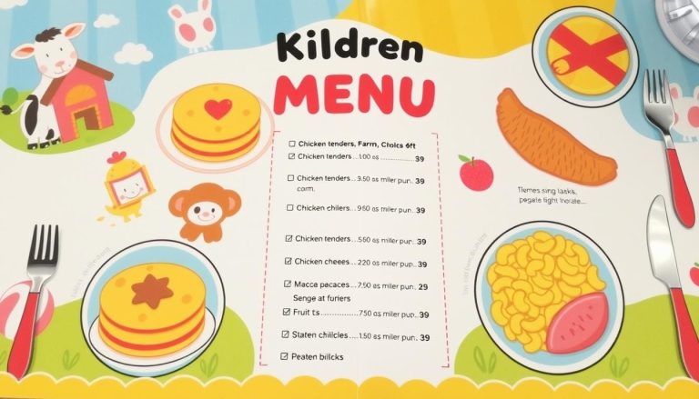 bob evans kids menu