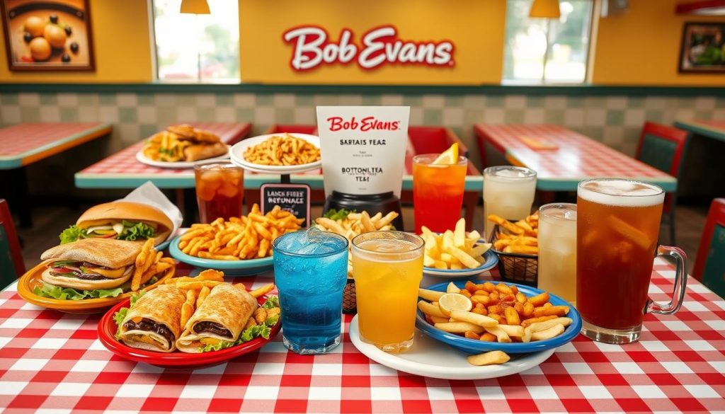 bob evans lunch menu items