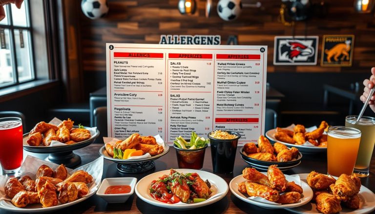 buffalo wild wings allergen menu