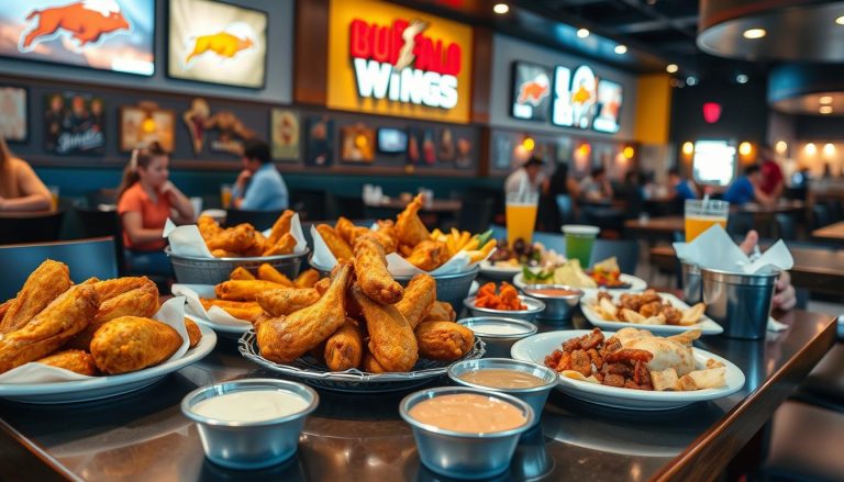 buffalo wild wings dine in menu