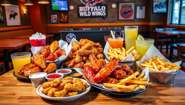 buffalo wild wings dinner menu