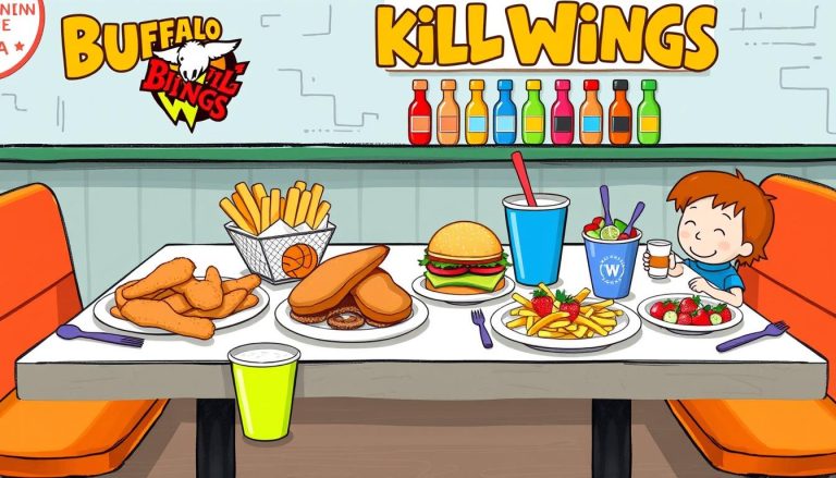 buffalo wild wings kids menu