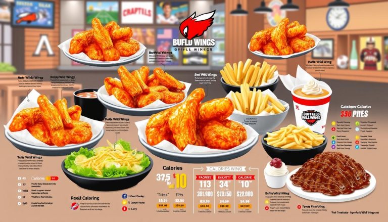 buffalo wild wings menu nutrition