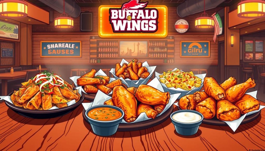 buffalo wild wings restaurant menu