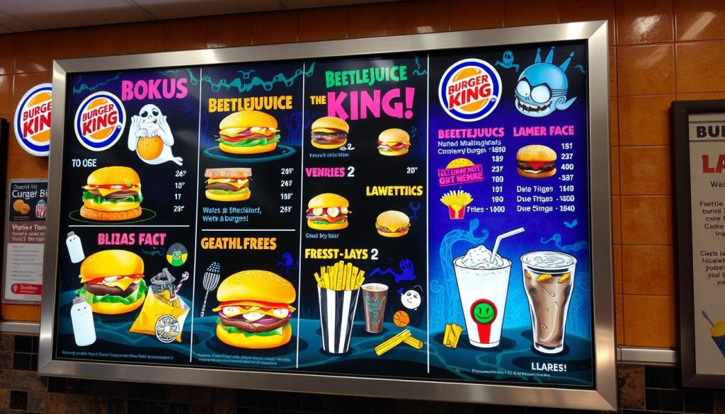 burger king beetlejuice menu