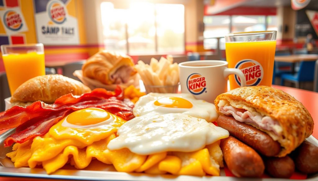 burger king breakfast menu