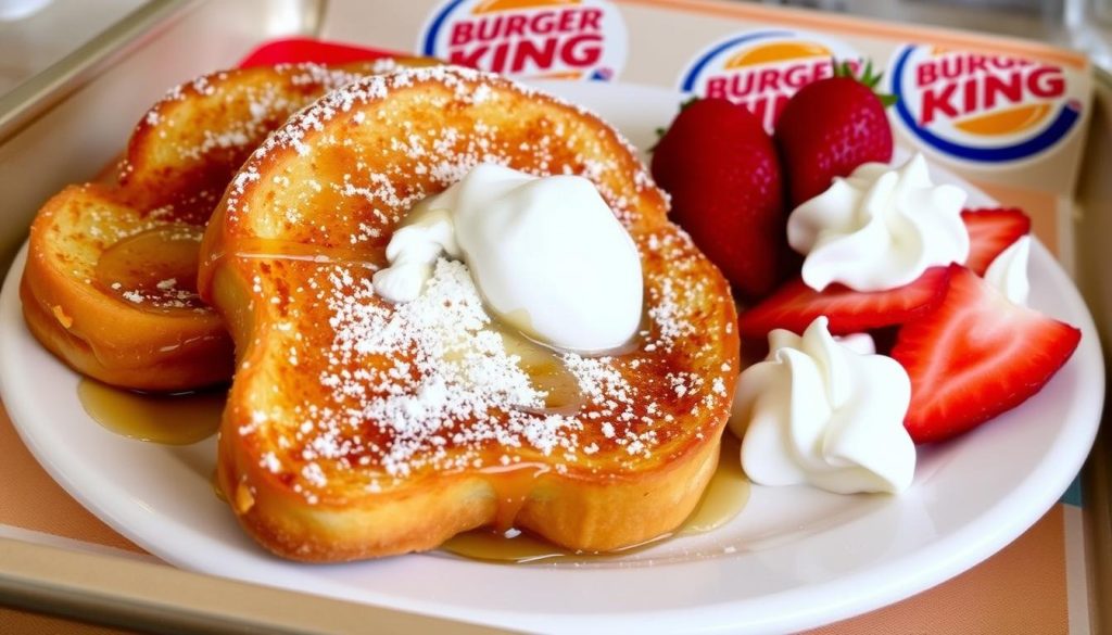 burger king breakfast menu french toast