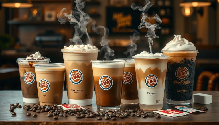 burger king coffee menu