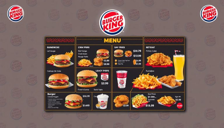 burger king delivery menu