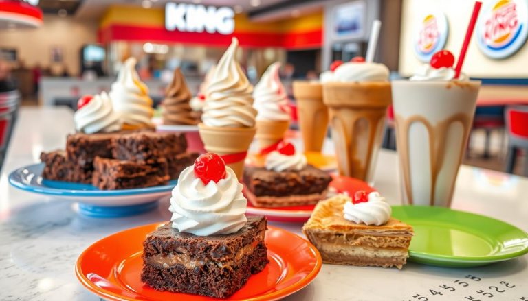 burger king dessert menu