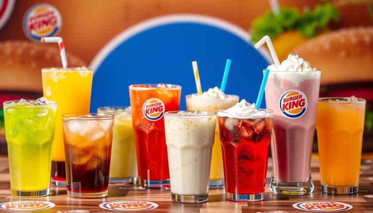 burger king drink menu