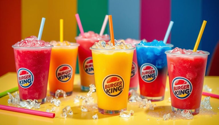 burger king frozen drinks menu