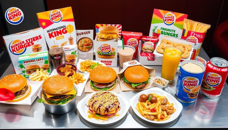 burger king international menu