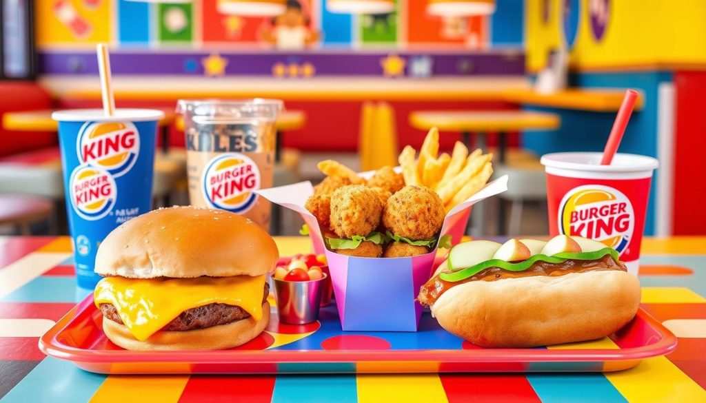 burger king kids menu main entrees