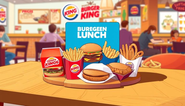 burger king lunch menu with prices