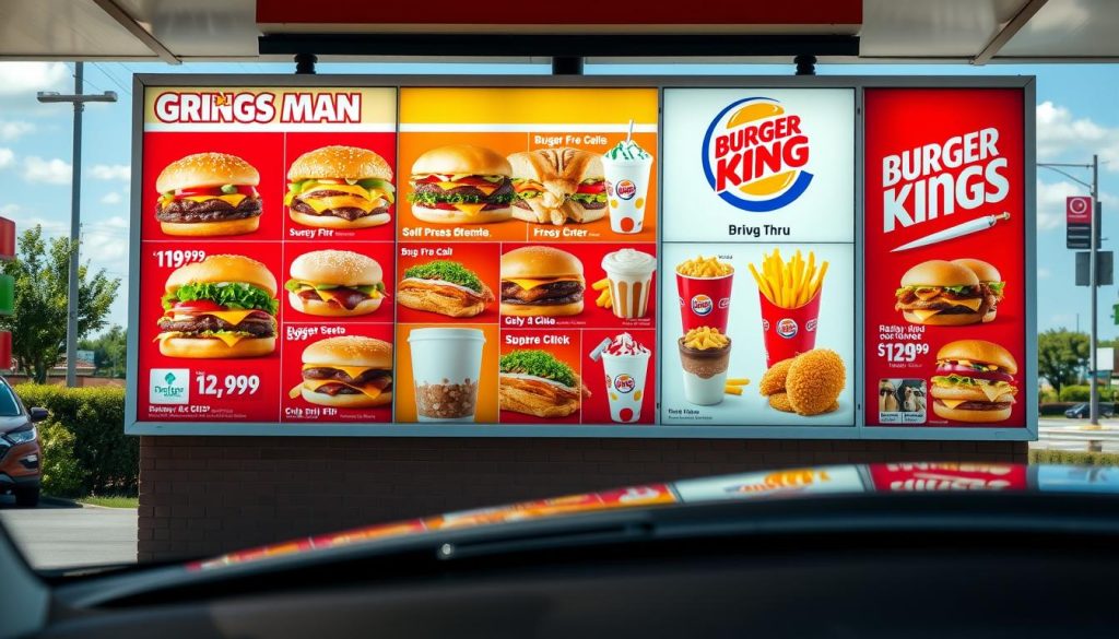 burger king menu