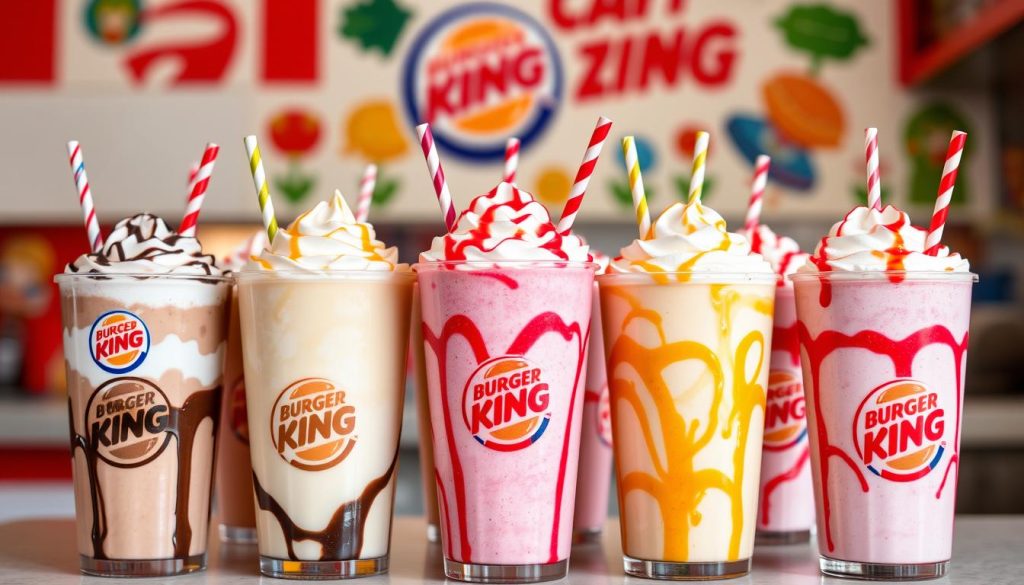 burger king milkshakes