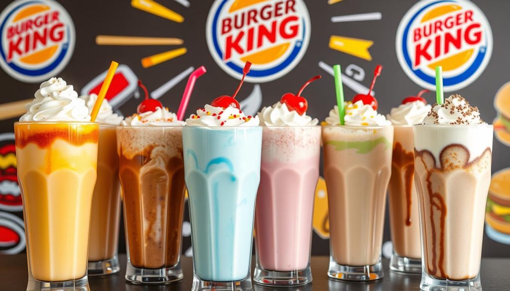 burger king milkshakes