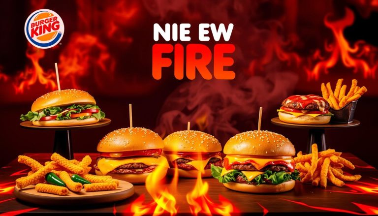 burger king new fiery menu