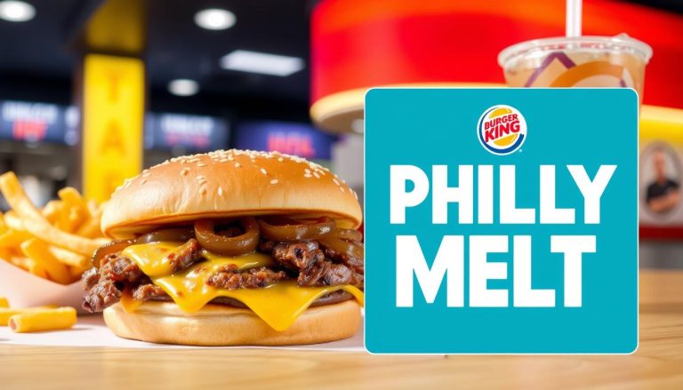 burger king philly melt menu