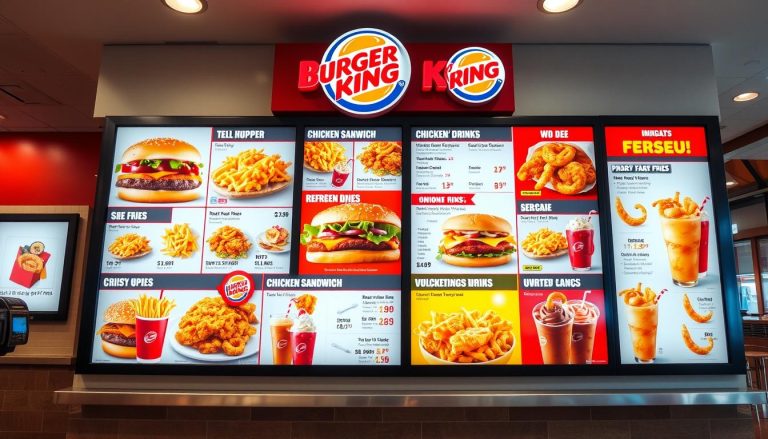 burger king portage menu