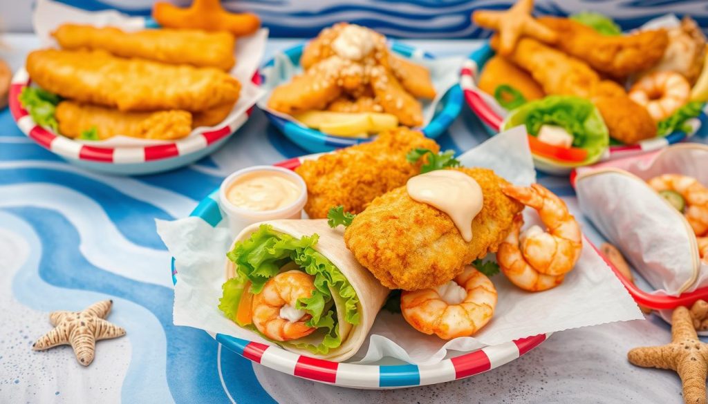 burger king seafood menu