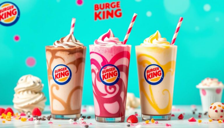 burger king shakes menu