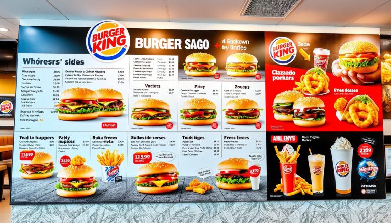 burger king spain menu