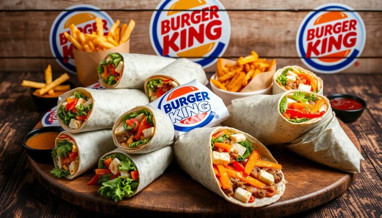 burger king wraps menu