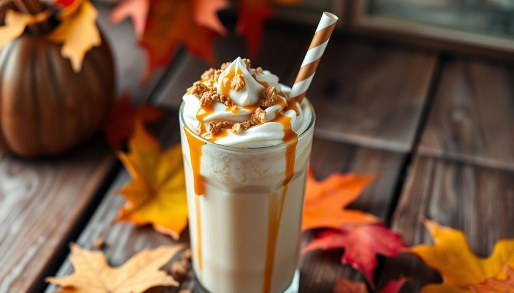 caramel crumble milkshake