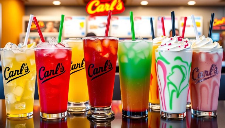 carl's jr drinks menu