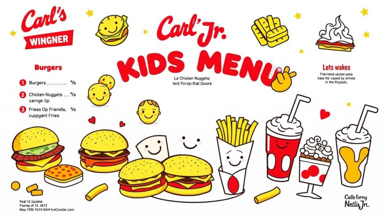 carl's jr kids menu