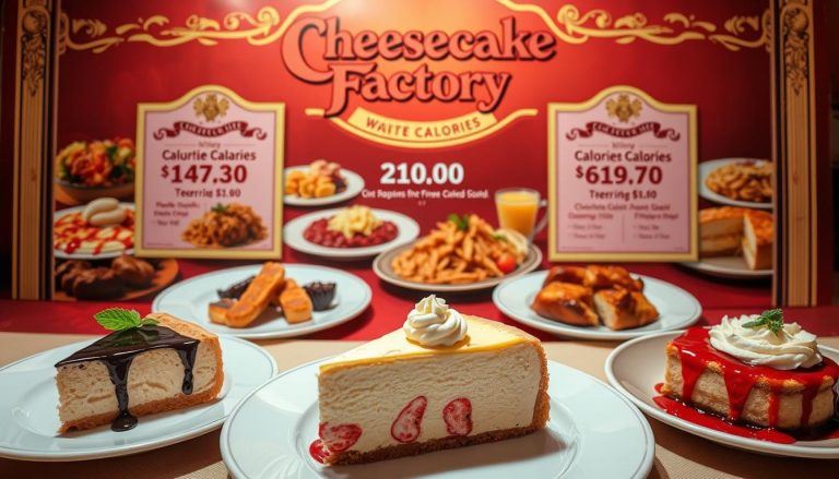 cheesecake factory calorie menu