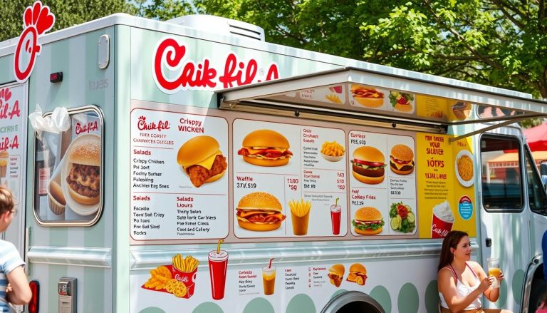 chick fil a food truck menu