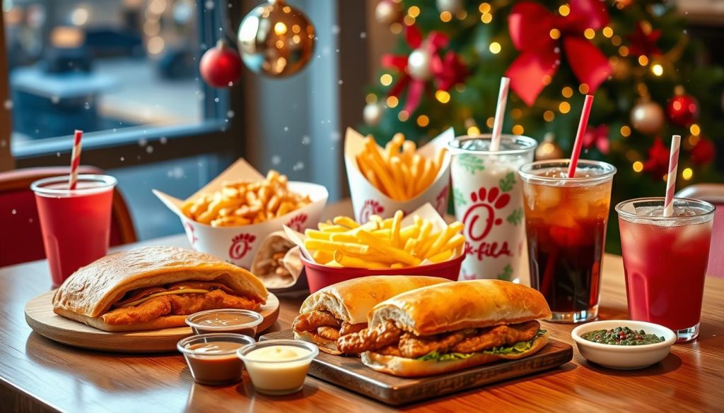 chick fil a holiday menu