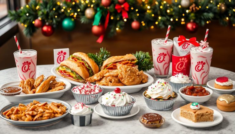 chick fil a holiday menu