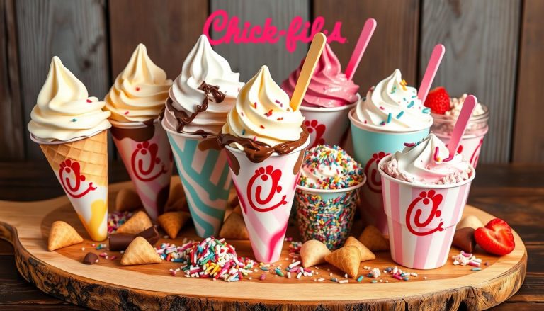 chick-fil-a ice cream menu