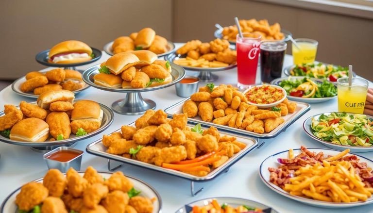 chick fil a menu party trays