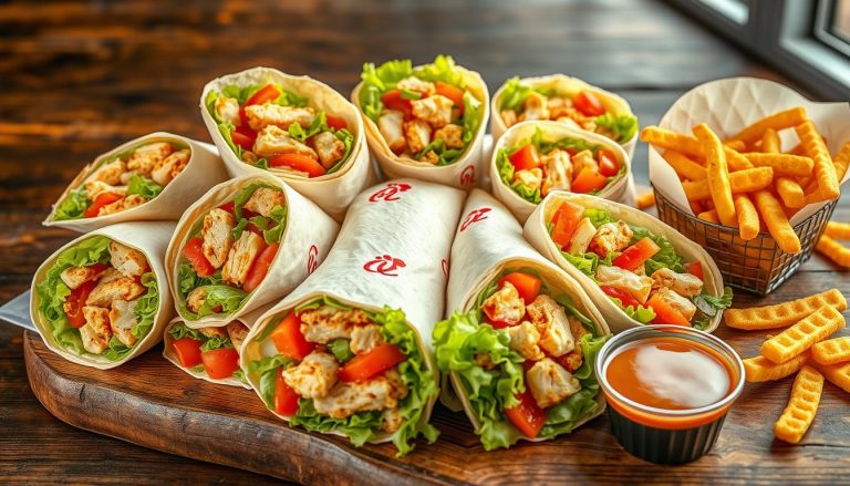 chick fil a menu wraps