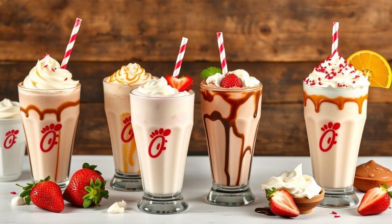 chick-fil-a milkshake menu