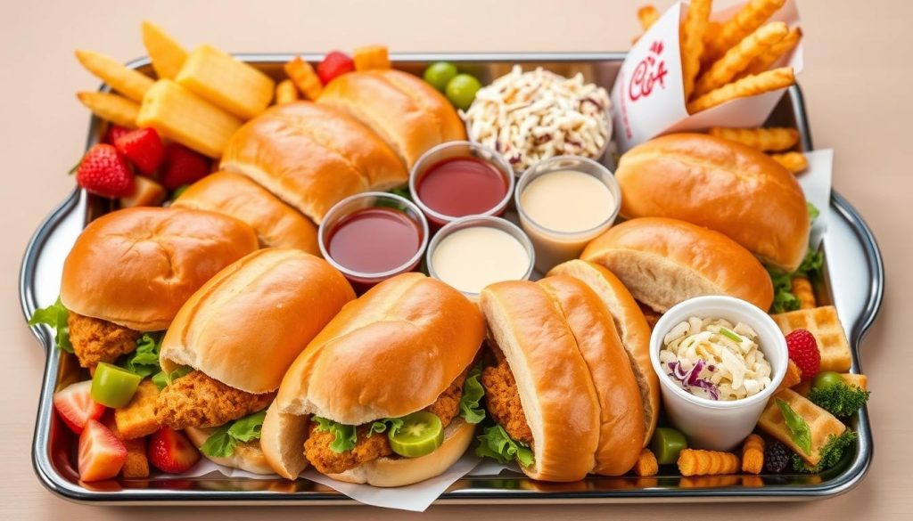 chick fil a sandwich platter