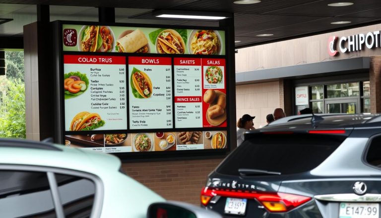 chipotle drive thru menu