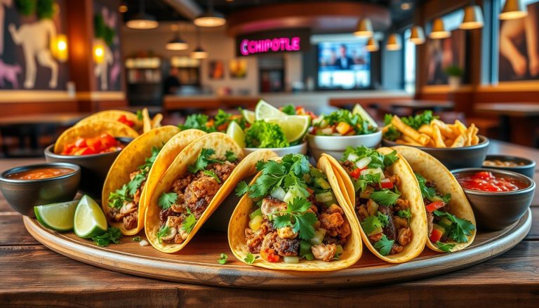 chipotle tacos menu