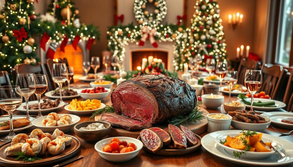 christmas prime rib feast